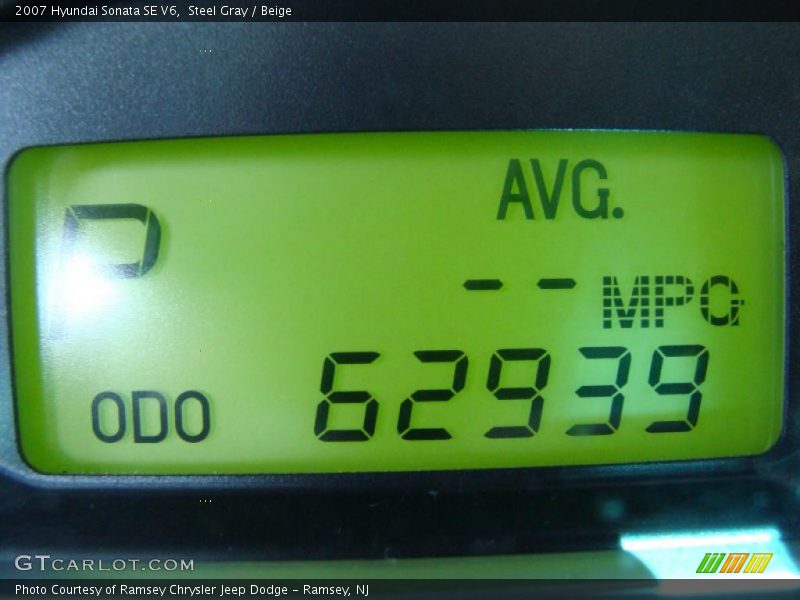 Steel Gray / Beige 2007 Hyundai Sonata SE V6