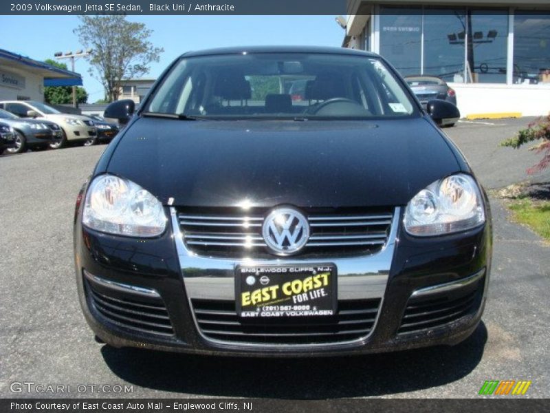 Black Uni / Anthracite 2009 Volkswagen Jetta SE Sedan