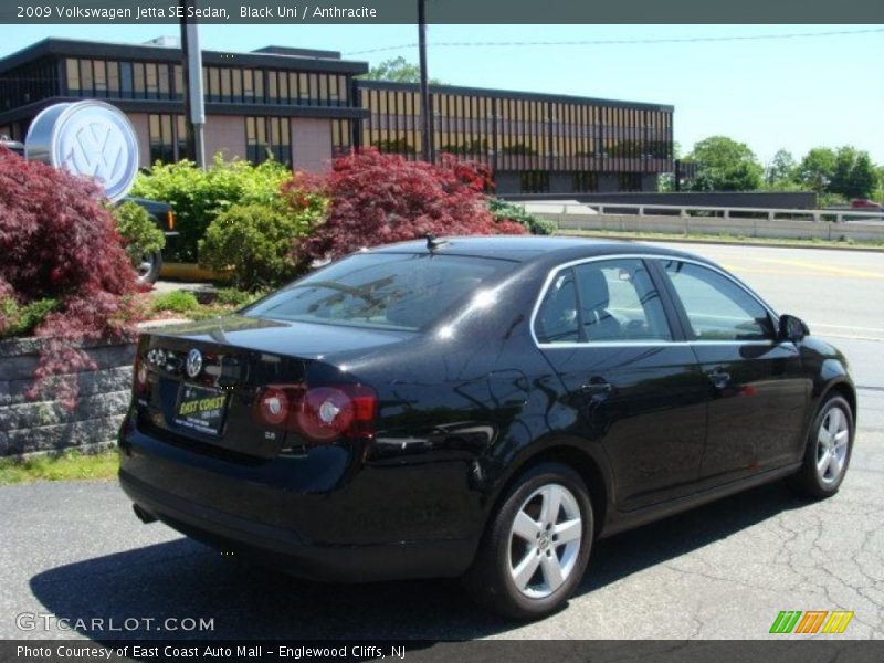 Black Uni / Anthracite 2009 Volkswagen Jetta SE Sedan