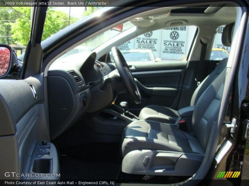 Black Uni / Anthracite 2009 Volkswagen Jetta SE Sedan