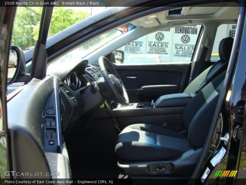 Brilliant Black / Black 2008 Mazda CX-9 Sport AWD