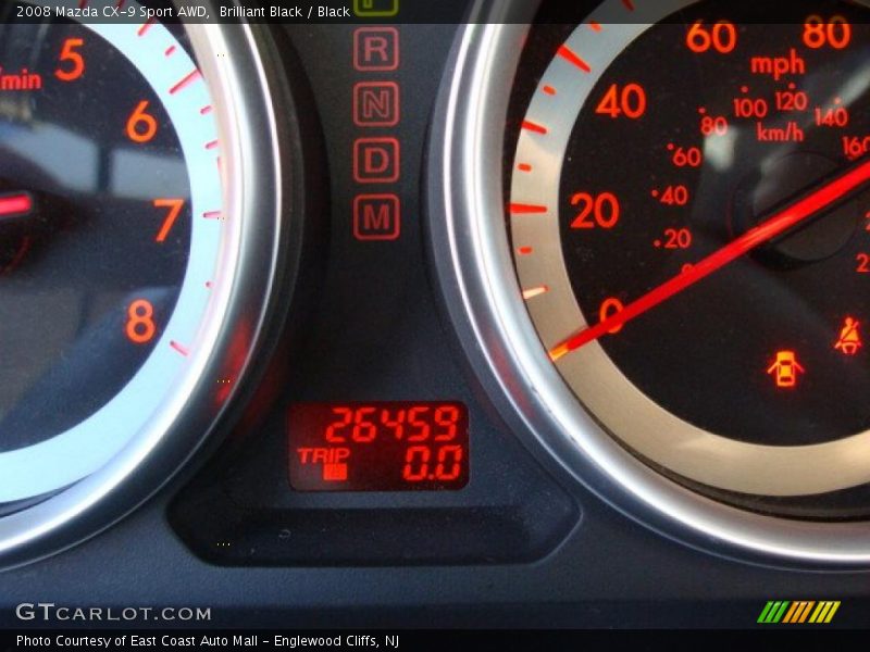 Brilliant Black / Black 2008 Mazda CX-9 Sport AWD