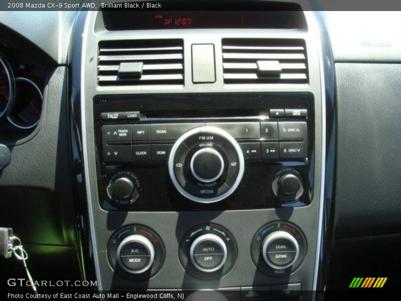Brilliant Black / Black 2008 Mazda CX-9 Sport AWD