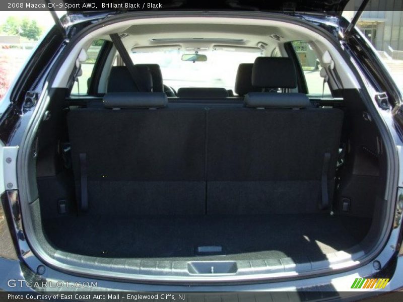 Brilliant Black / Black 2008 Mazda CX-9 Sport AWD