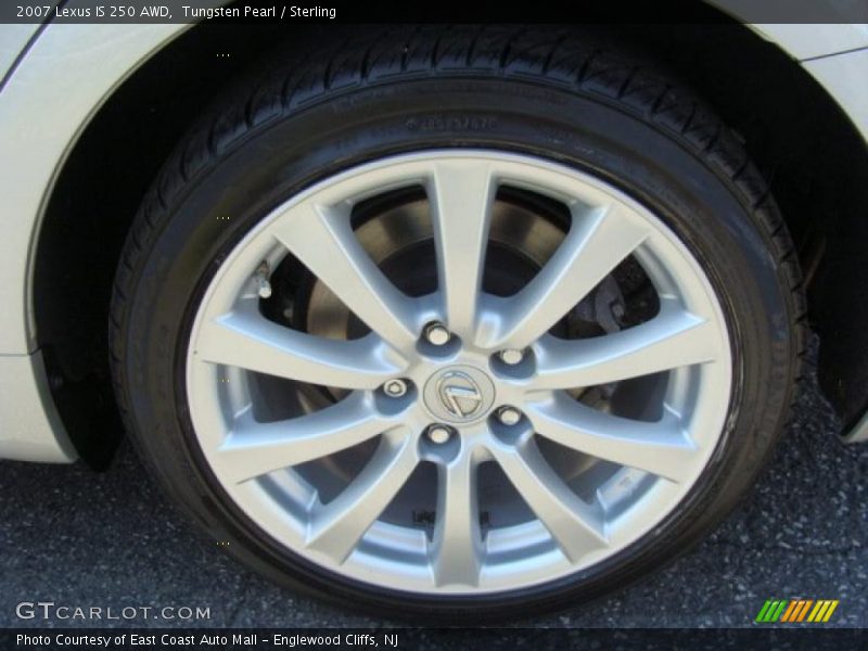Tungsten Pearl / Sterling 2007 Lexus IS 250 AWD