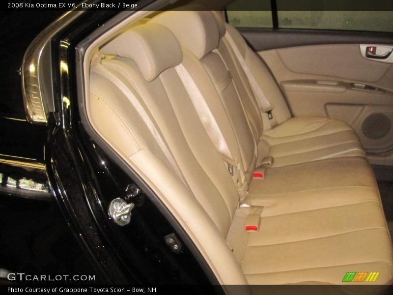 Ebony Black / Beige 2008 Kia Optima EX V6
