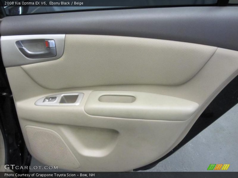 Ebony Black / Beige 2008 Kia Optima EX V6
