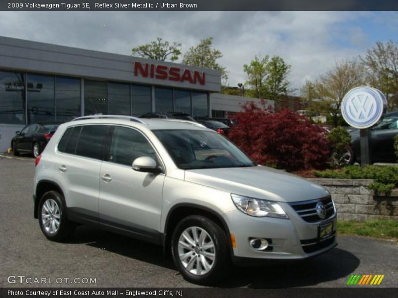 Reflex Silver Metallic / Urban Brown 2009 Volkswagen Tiguan SE