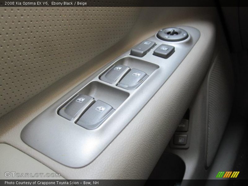 Ebony Black / Beige 2008 Kia Optima EX V6