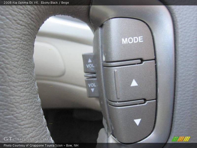 Ebony Black / Beige 2008 Kia Optima EX V6