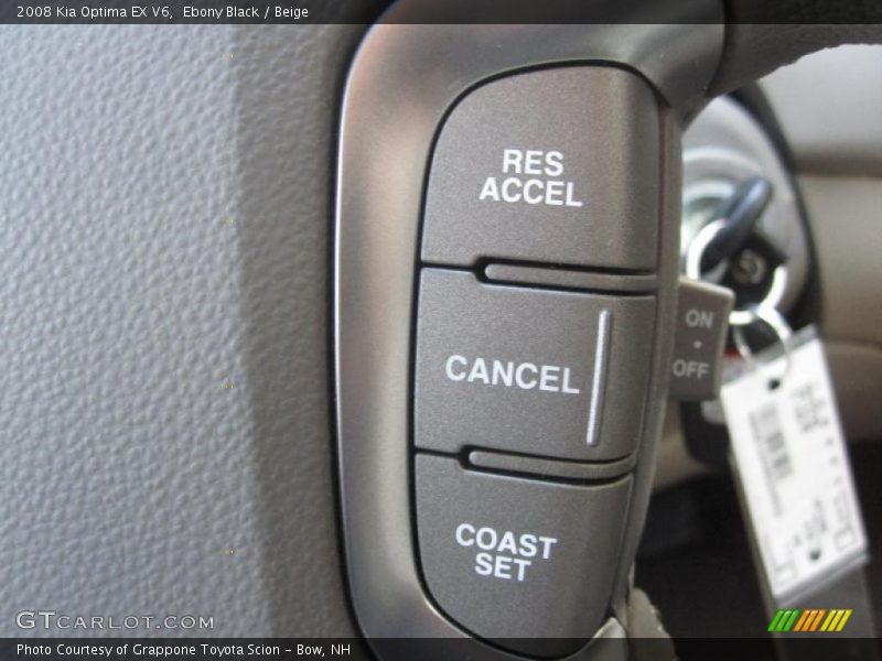 Ebony Black / Beige 2008 Kia Optima EX V6