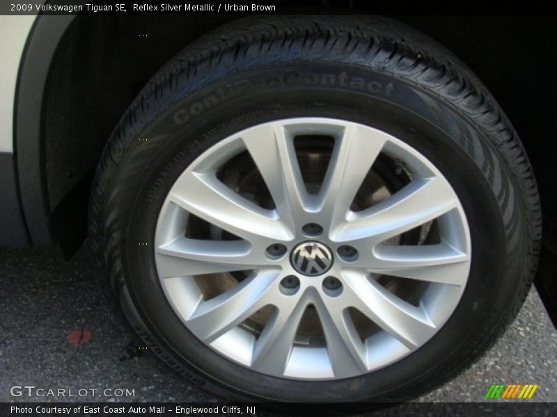 Reflex Silver Metallic / Urban Brown 2009 Volkswagen Tiguan SE