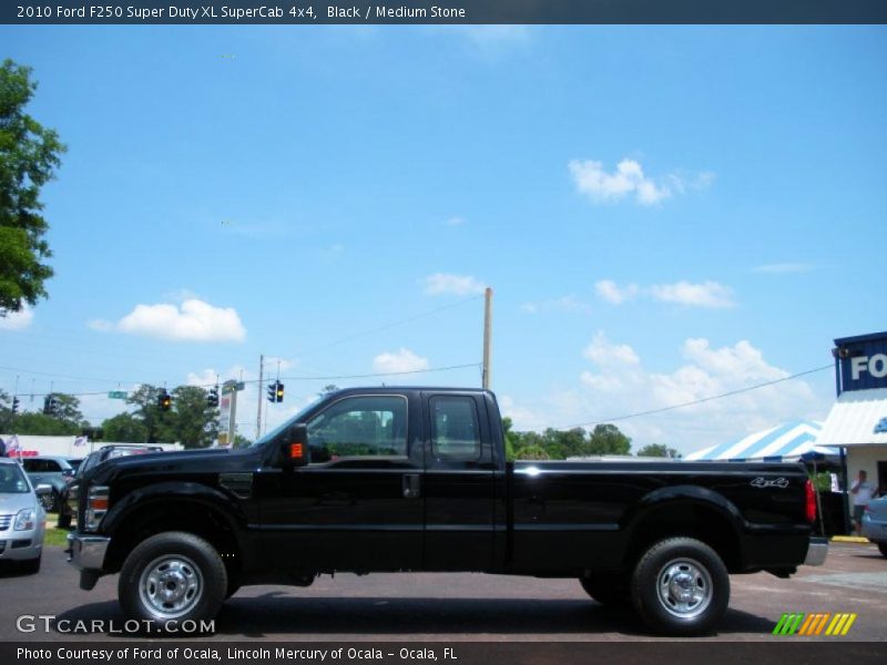 Black / Medium Stone 2010 Ford F250 Super Duty XL SuperCab 4x4