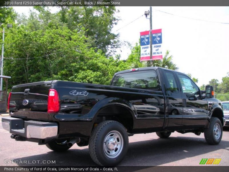 Black / Medium Stone 2010 Ford F250 Super Duty XL SuperCab 4x4