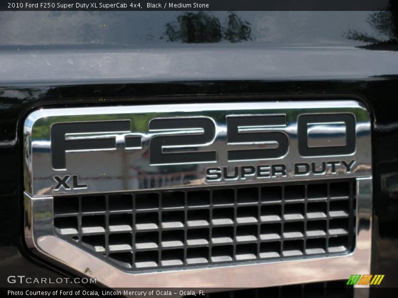 Black / Medium Stone 2010 Ford F250 Super Duty XL SuperCab 4x4