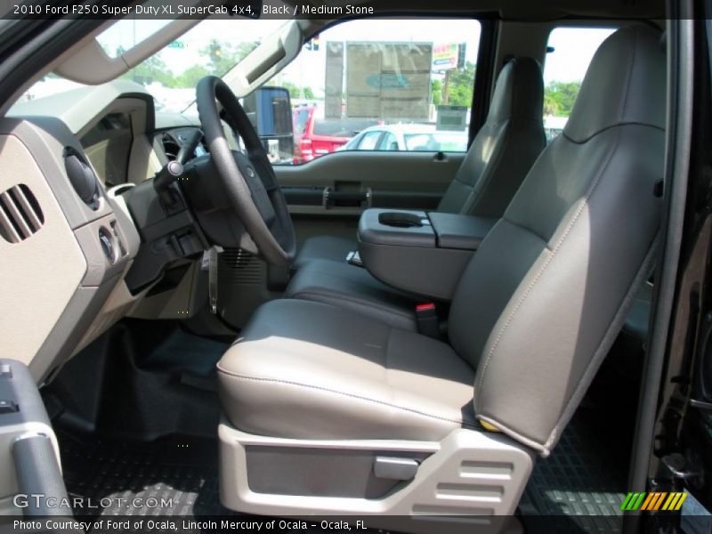 Black / Medium Stone 2010 Ford F250 Super Duty XL SuperCab 4x4