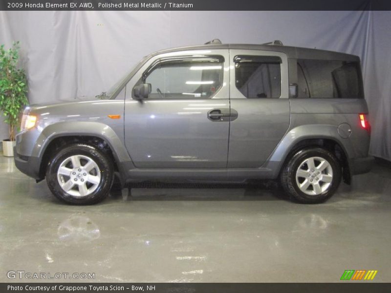 Polished Metal Metallic / Titanium 2009 Honda Element EX AWD