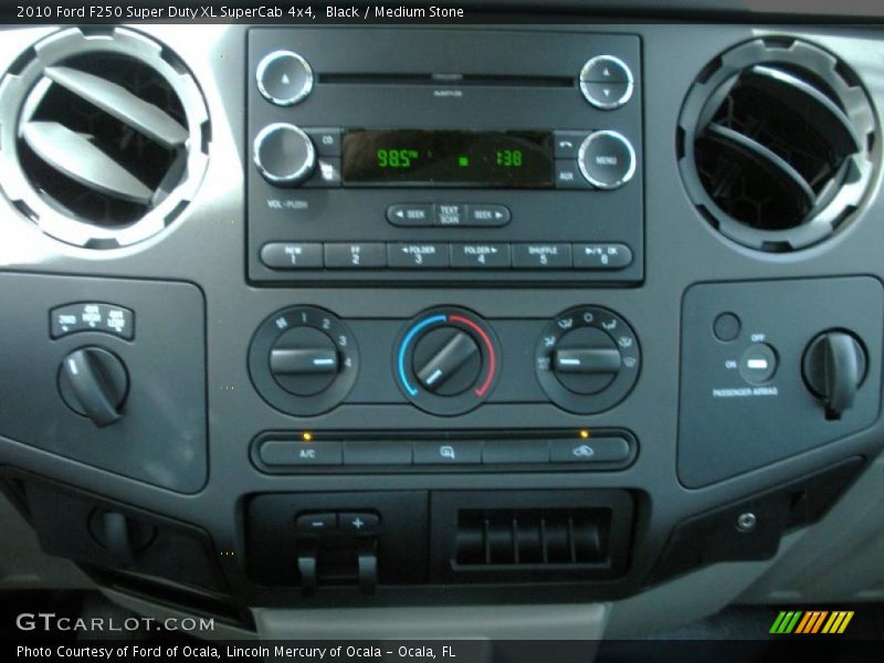 Black / Medium Stone 2010 Ford F250 Super Duty XL SuperCab 4x4
