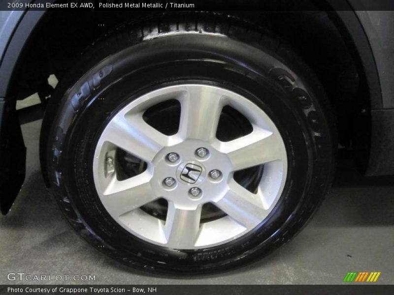 Polished Metal Metallic / Titanium 2009 Honda Element EX AWD
