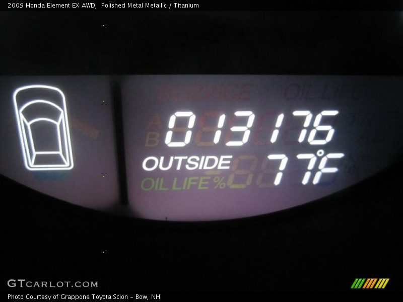 Polished Metal Metallic / Titanium 2009 Honda Element EX AWD