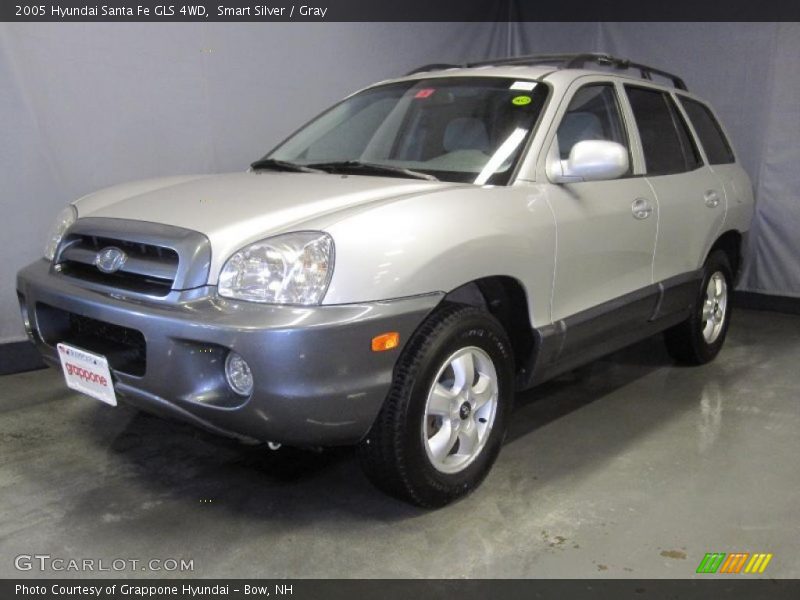 Smart Silver / Gray 2005 Hyundai Santa Fe GLS 4WD