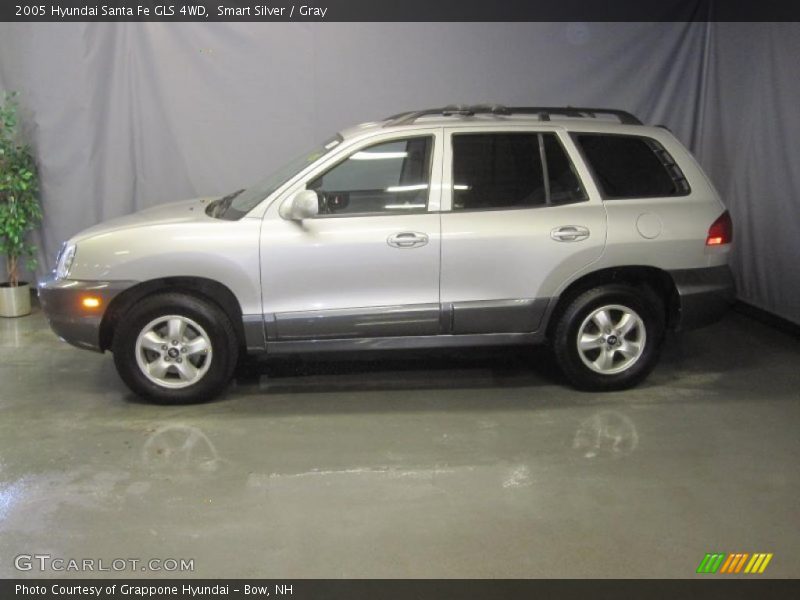 Smart Silver / Gray 2005 Hyundai Santa Fe GLS 4WD
