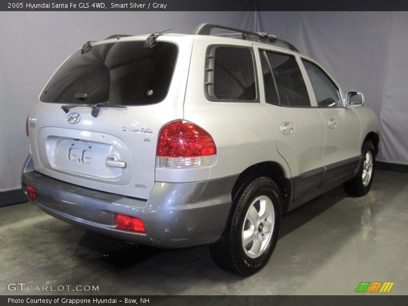 Smart Silver / Gray 2005 Hyundai Santa Fe GLS 4WD