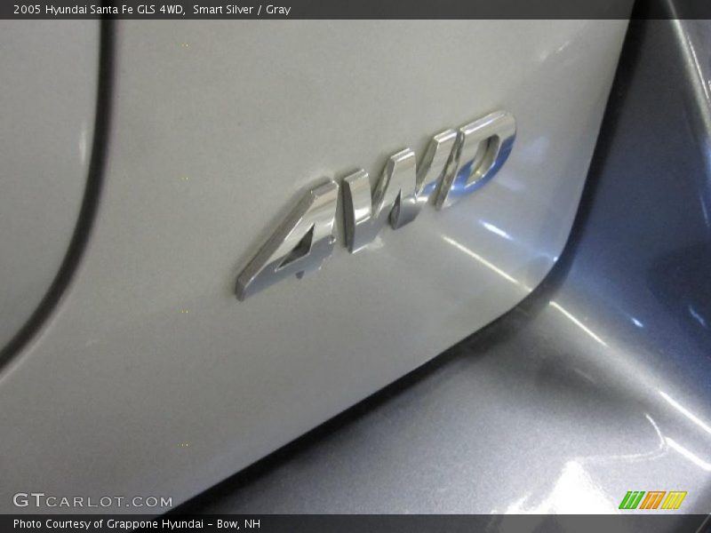 Smart Silver / Gray 2005 Hyundai Santa Fe GLS 4WD