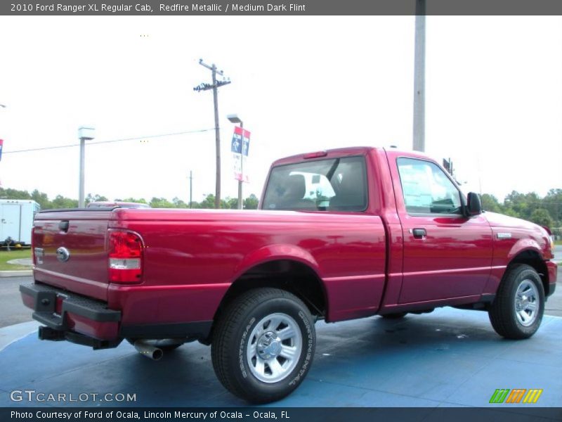Redfire Metallic / Medium Dark Flint 2010 Ford Ranger XL Regular Cab