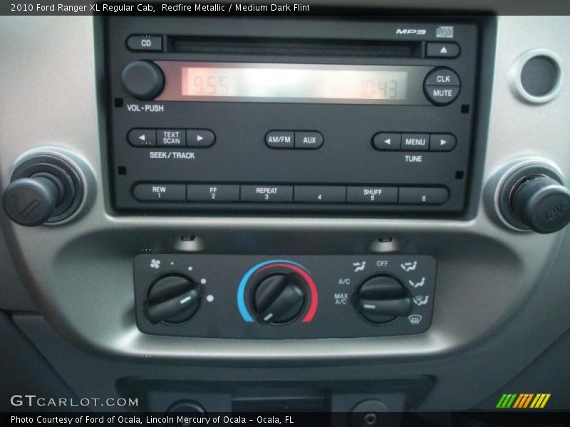 Redfire Metallic / Medium Dark Flint 2010 Ford Ranger XL Regular Cab