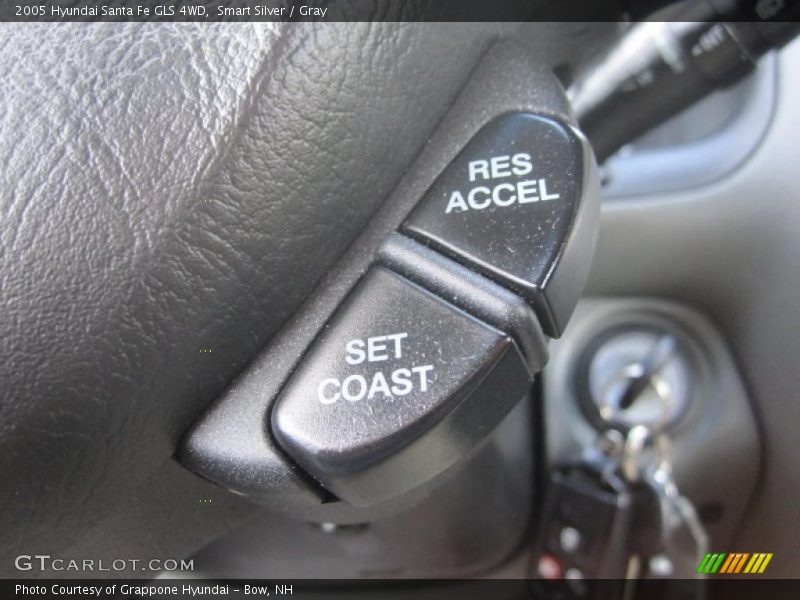Smart Silver / Gray 2005 Hyundai Santa Fe GLS 4WD