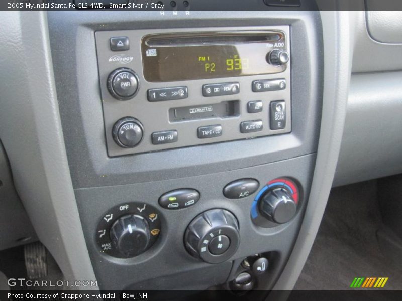 Smart Silver / Gray 2005 Hyundai Santa Fe GLS 4WD