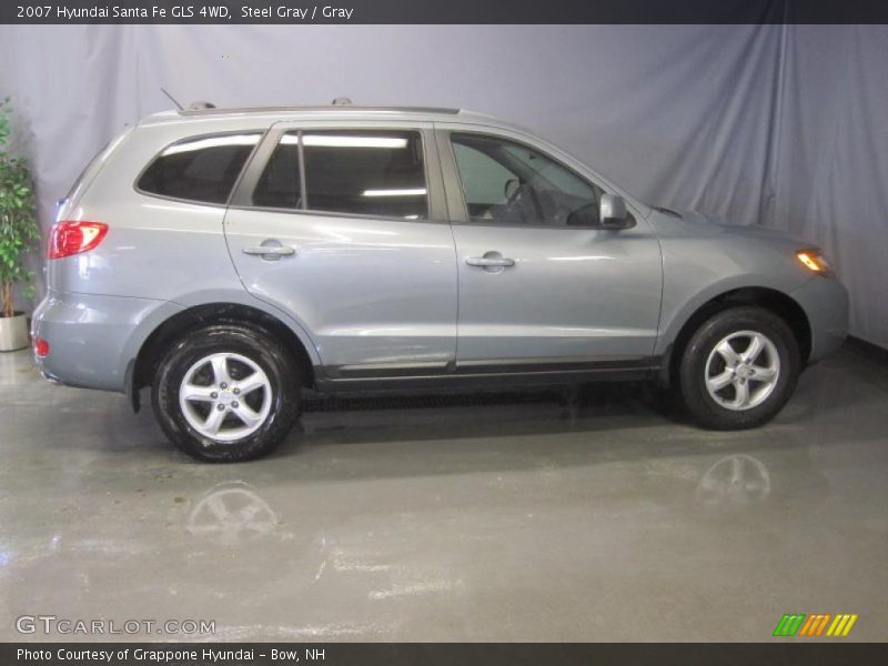 Steel Gray / Gray 2007 Hyundai Santa Fe GLS 4WD