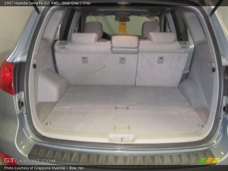 Steel Gray / Gray 2007 Hyundai Santa Fe GLS 4WD