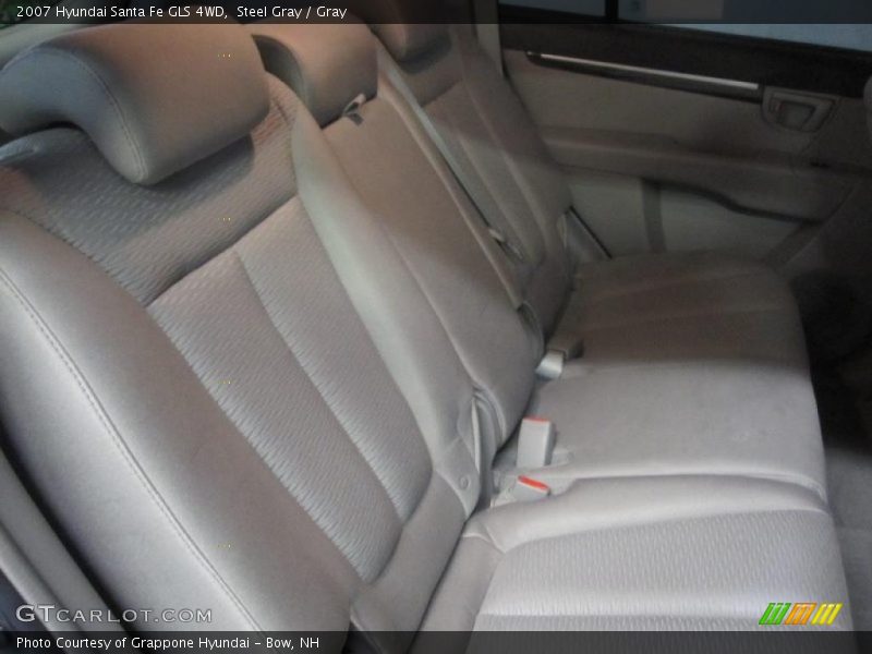 Steel Gray / Gray 2007 Hyundai Santa Fe GLS 4WD