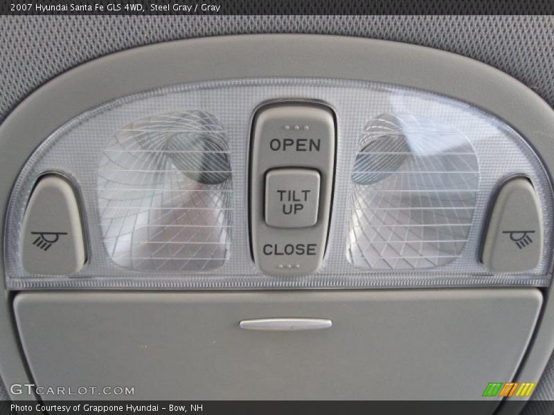 Steel Gray / Gray 2007 Hyundai Santa Fe GLS 4WD