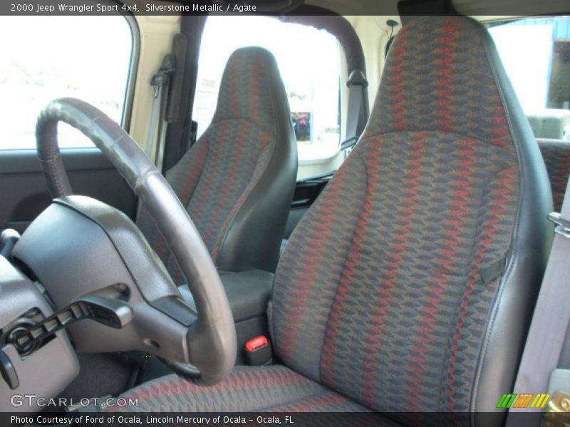 Silverstone Metallic / Agate 2000 Jeep Wrangler Sport 4x4