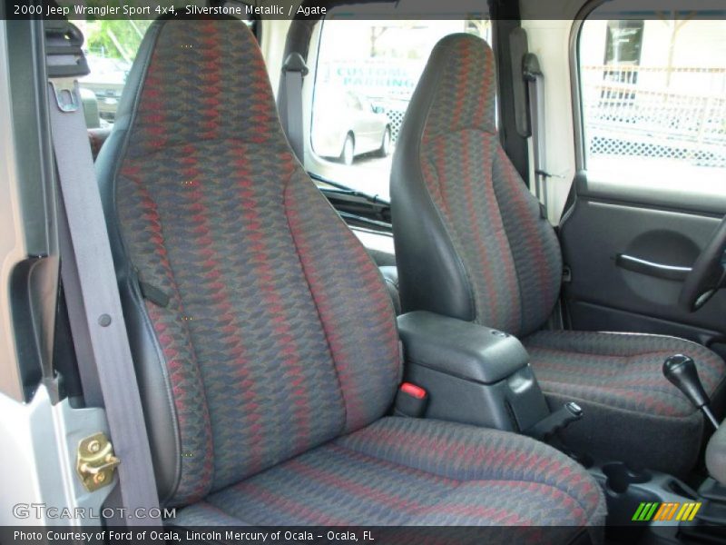 Silverstone Metallic / Agate 2000 Jeep Wrangler Sport 4x4