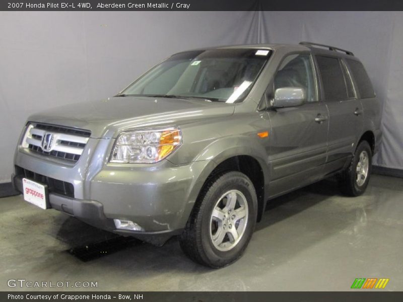 Aberdeen Green Metallic / Gray 2007 Honda Pilot EX-L 4WD