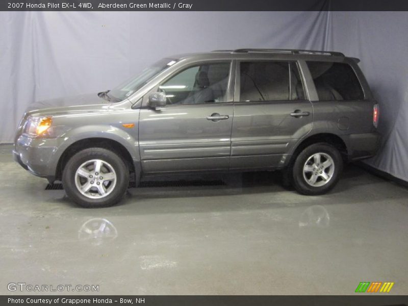 Aberdeen Green Metallic / Gray 2007 Honda Pilot EX-L 4WD