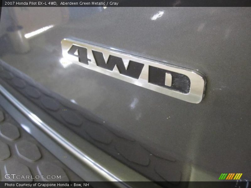 Aberdeen Green Metallic / Gray 2007 Honda Pilot EX-L 4WD
