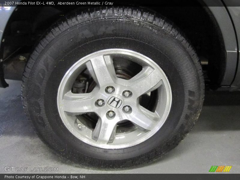 Aberdeen Green Metallic / Gray 2007 Honda Pilot EX-L 4WD