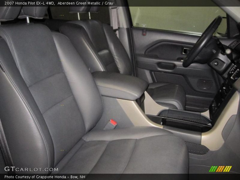 Aberdeen Green Metallic / Gray 2007 Honda Pilot EX-L 4WD