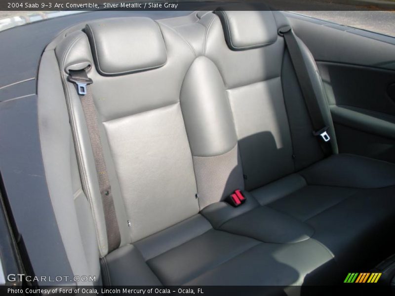 Silver Metallic / Slate Gray 2004 Saab 9-3 Arc Convertible
