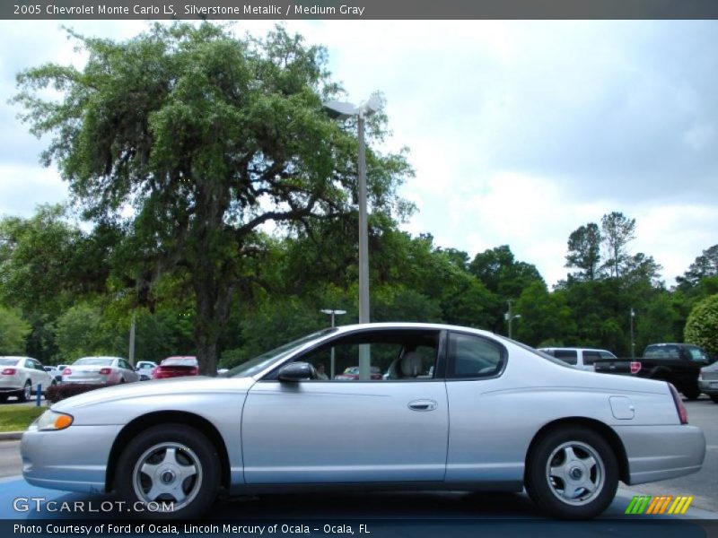 Silverstone Metallic / Medium Gray 2005 Chevrolet Monte Carlo LS