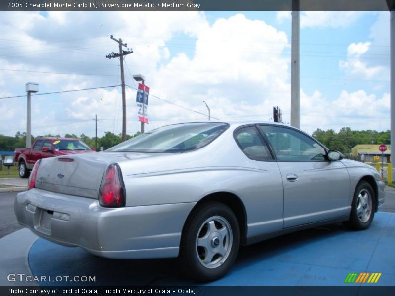 Silverstone Metallic / Medium Gray 2005 Chevrolet Monte Carlo LS