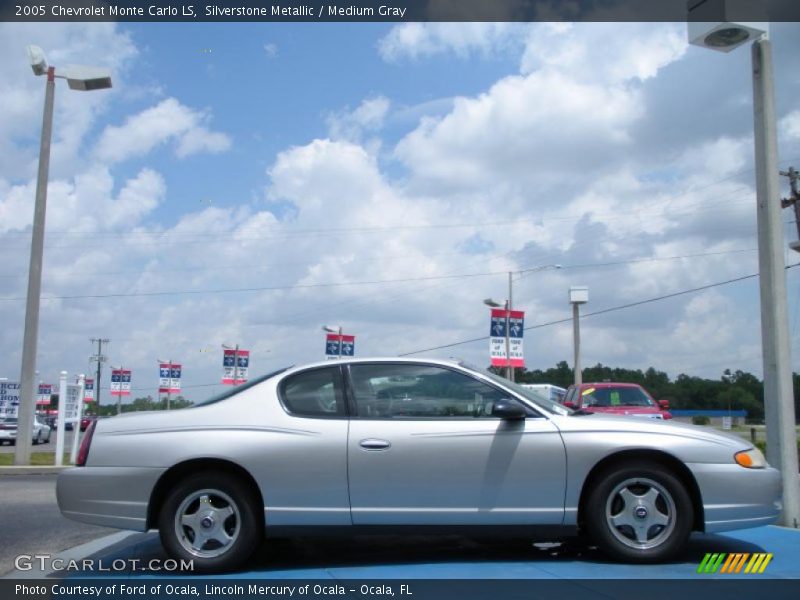 Silverstone Metallic / Medium Gray 2005 Chevrolet Monte Carlo LS