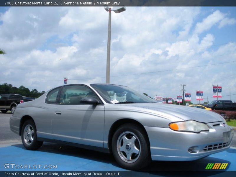 Silverstone Metallic / Medium Gray 2005 Chevrolet Monte Carlo LS