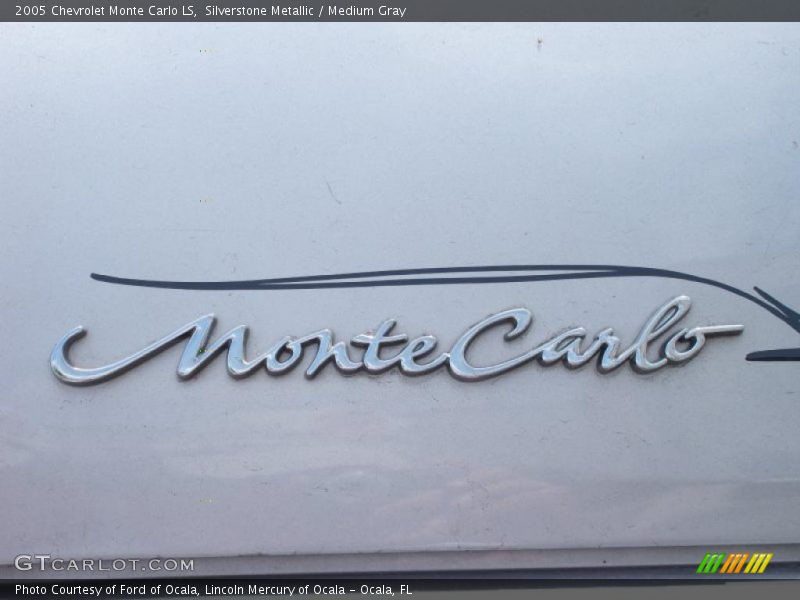 Silverstone Metallic / Medium Gray 2005 Chevrolet Monte Carlo LS