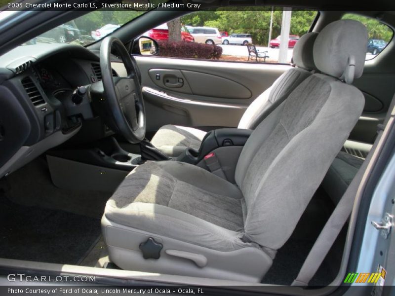 Silverstone Metallic / Medium Gray 2005 Chevrolet Monte Carlo LS